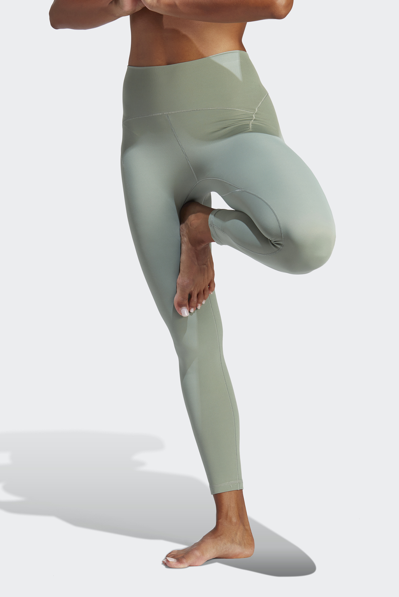 Женские зеленые леггинсы Yoga Studio Luxe 7/8 1