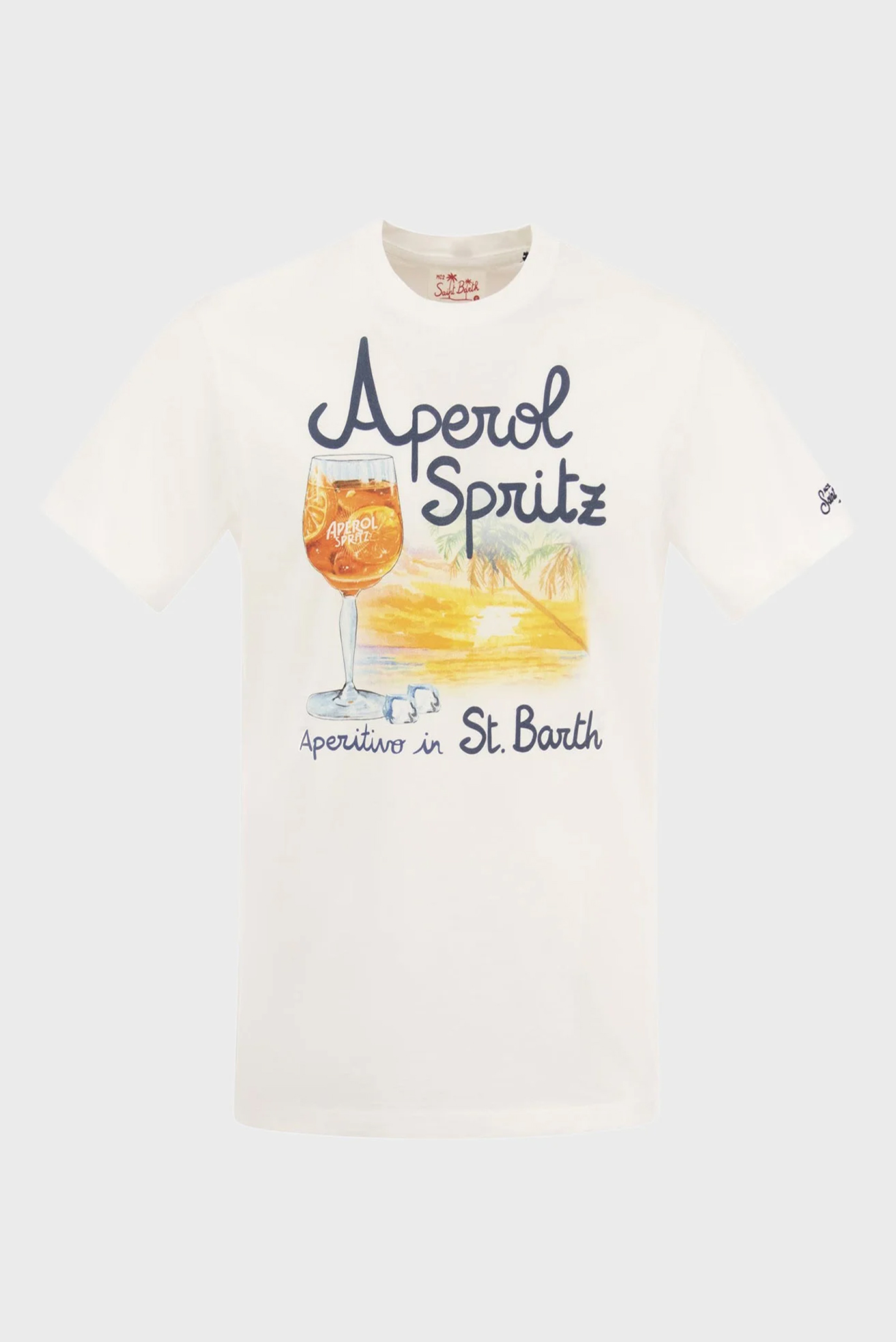 Мужская белая футболка APEROL SPRITZ VENICE 1