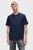 Чоловіча темно-синя футболка embossed