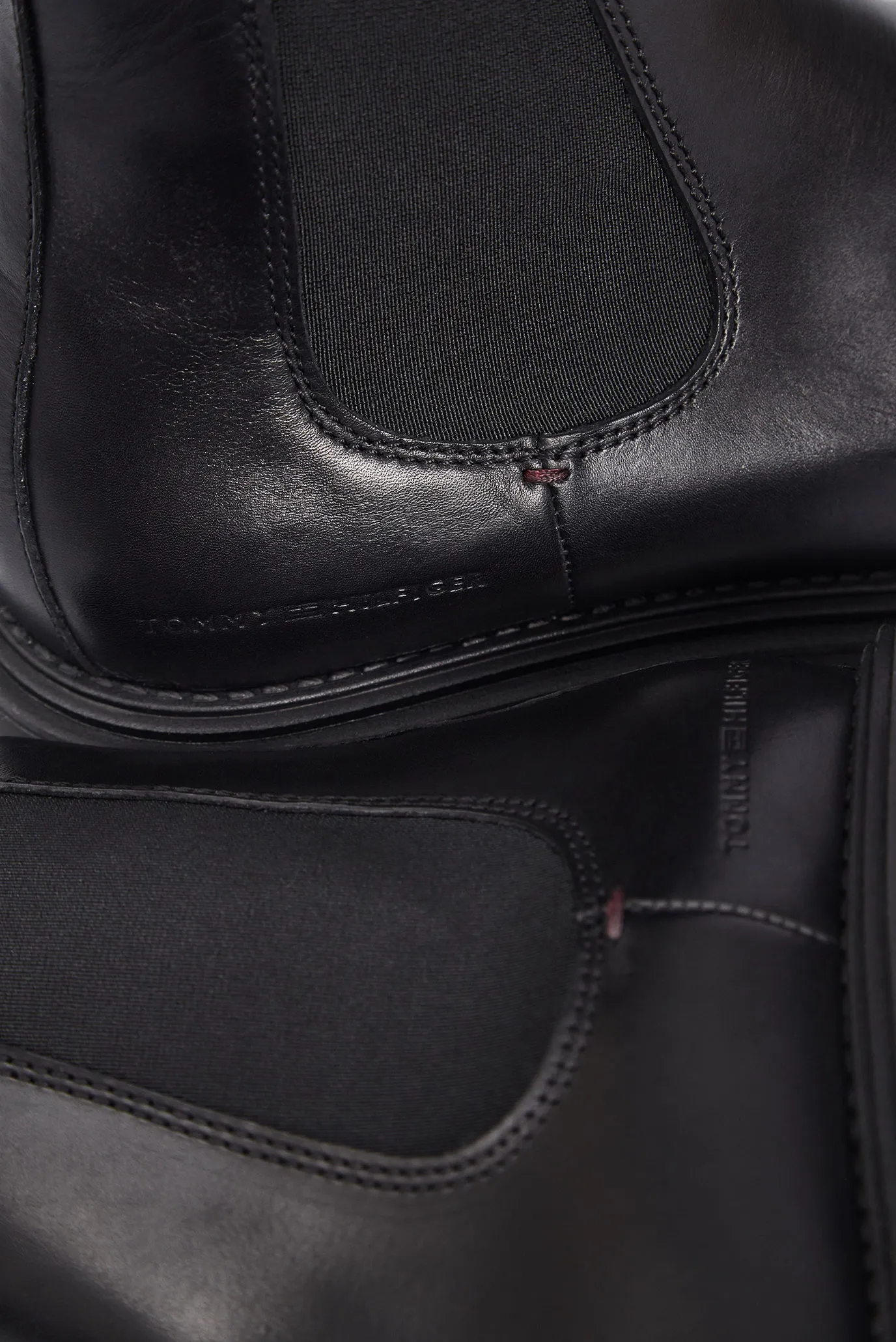 Чоловічі чорні шкіряні челсі PREMIUM CASUAL CHUNKY LTH CHELS 2