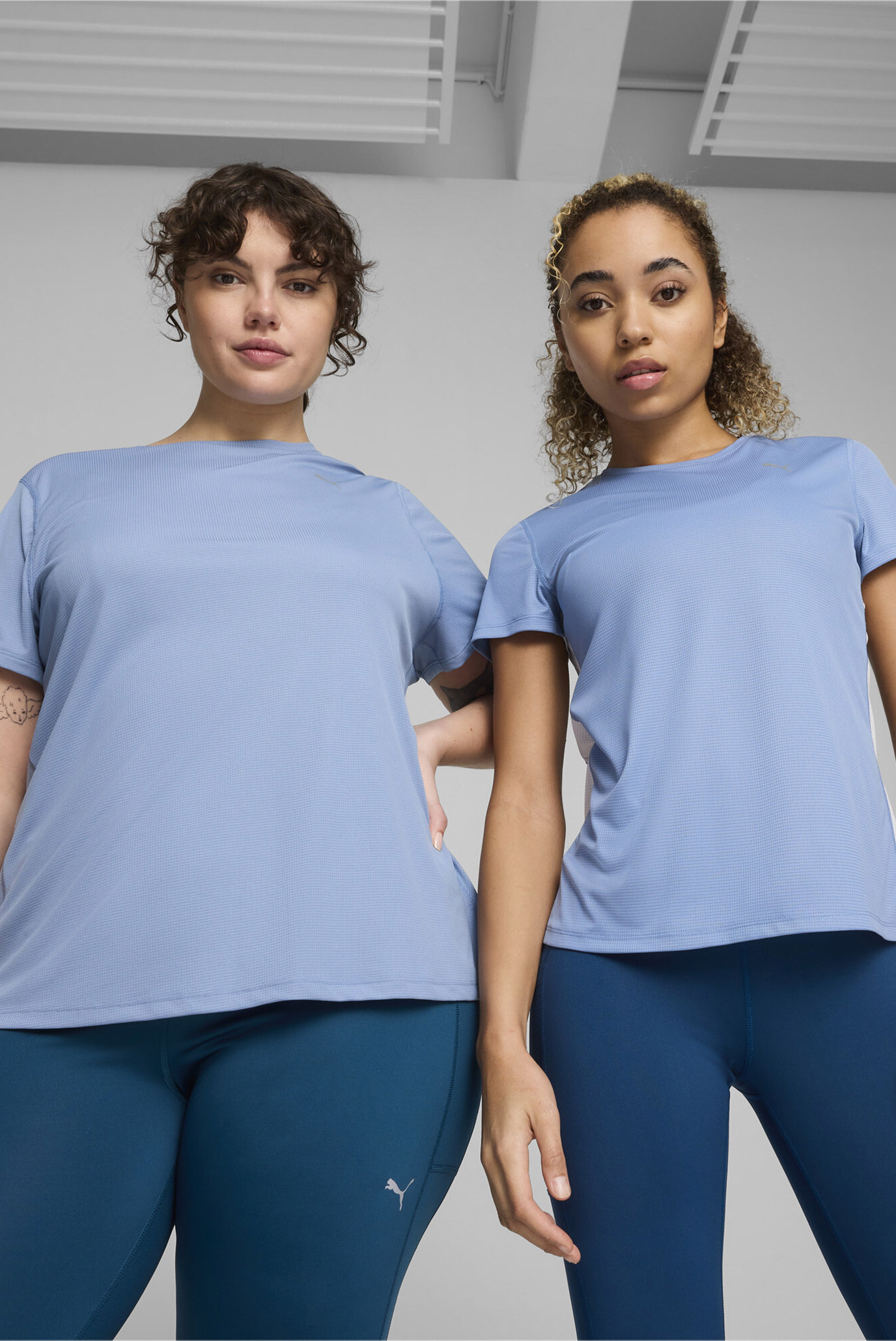 Жіноча блакитна футболка RUN FAVORITE Women's Tee 1