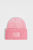 Женская розовая шапка