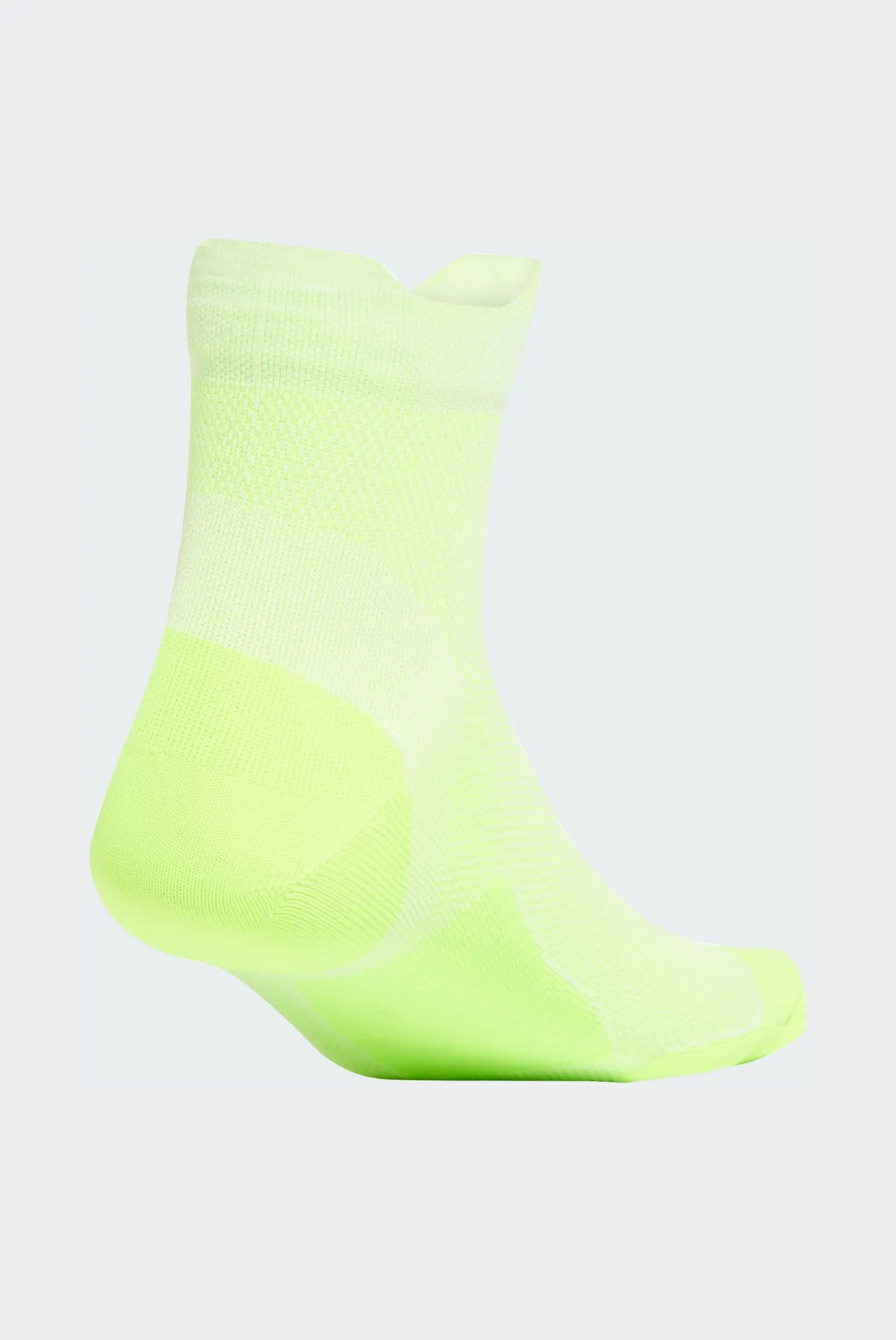 Салатовые носки RUNxADIZERO 2