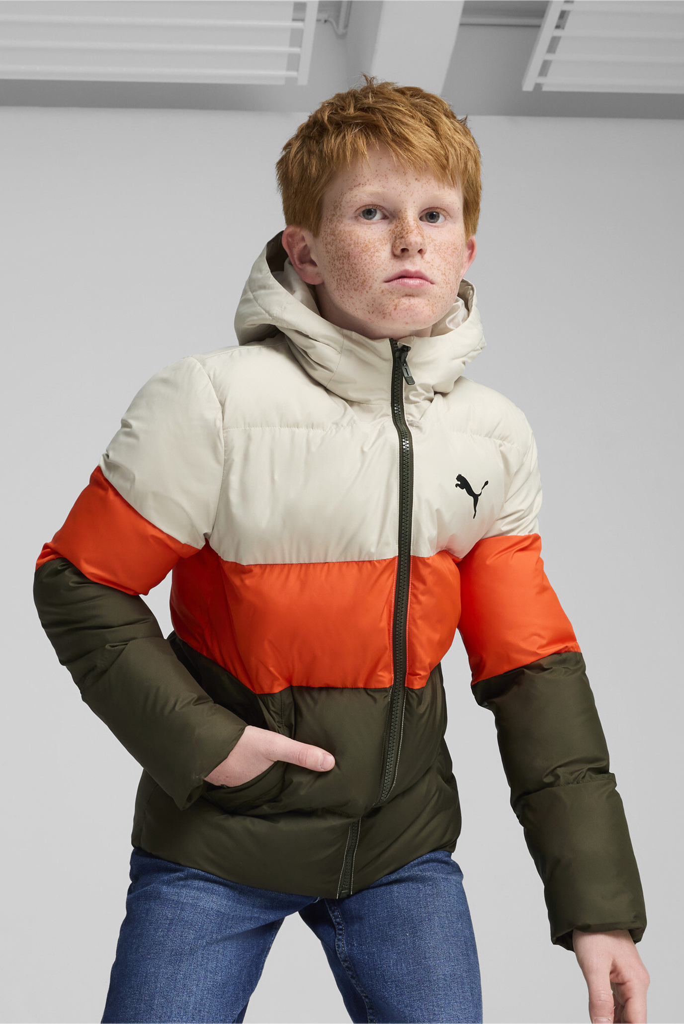 Детская куртка Poly Hooded Puffer Jacket Youth 1