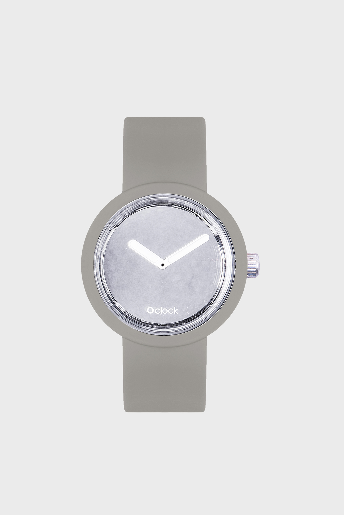 Жіночий світло-сірий годинник O clock 1