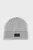 Сіра шапка Essentials Elevated Rubber Patch Low Crown Beanie