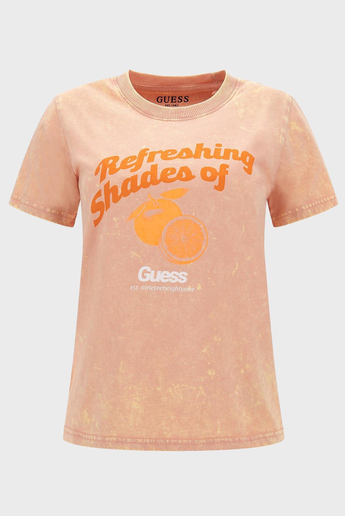 Женская персиковая футболка RN FRUITS TEE 1