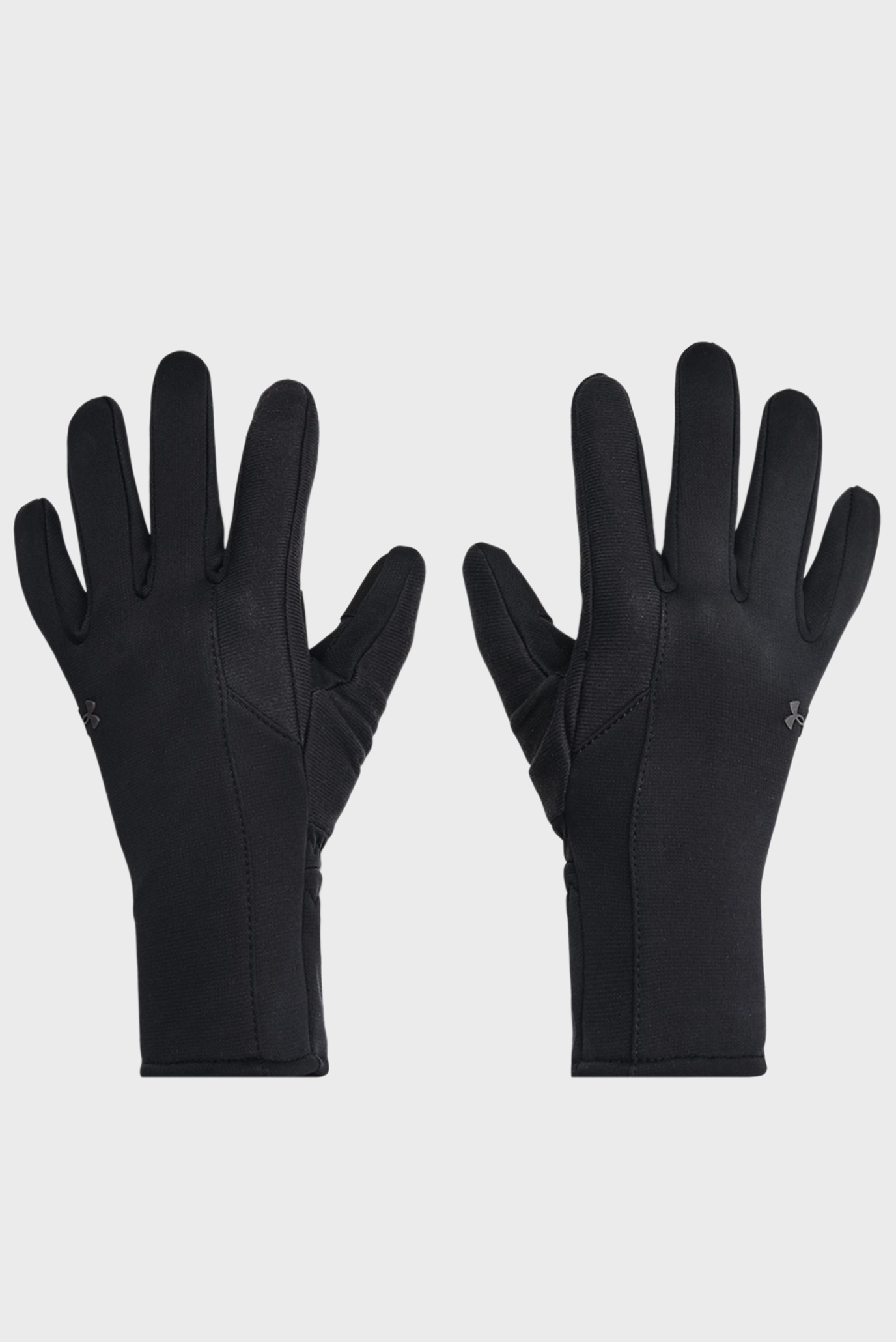 Женские черные перчатки UA Storm Fleece Gloves 1