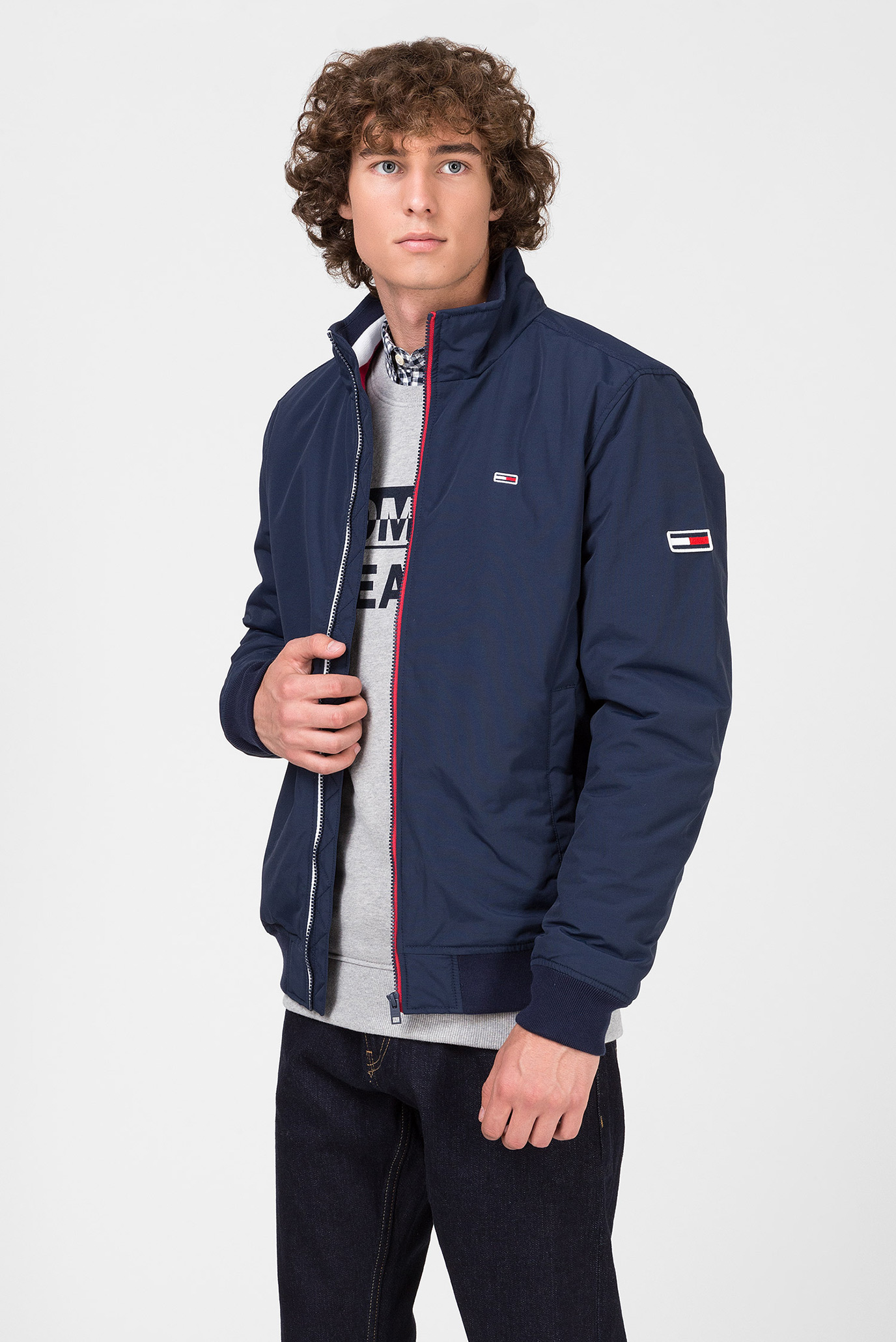 Мужская темно-синяя куртка TJM ESSENTIAL Tommy Jeans DM0DM06599 — MD ...