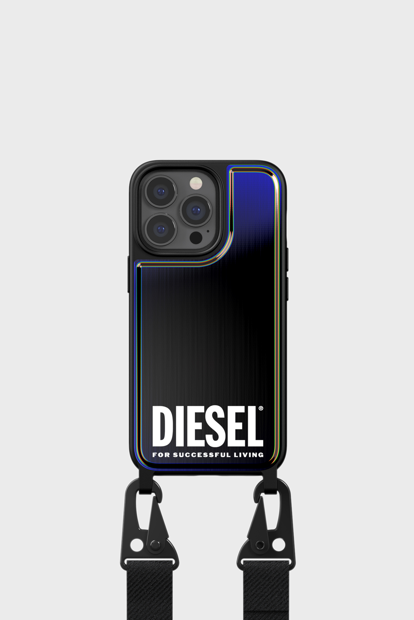 Черный чехол для телефона Diesel Necklace case Patent for iPhone 13/13 Pro 1