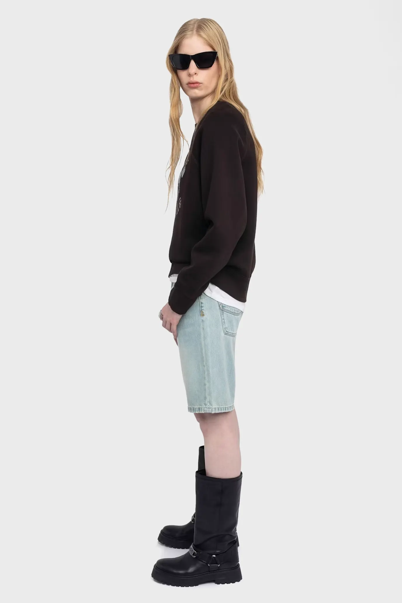 Жіночий темно-коричневий світшот Upper 3