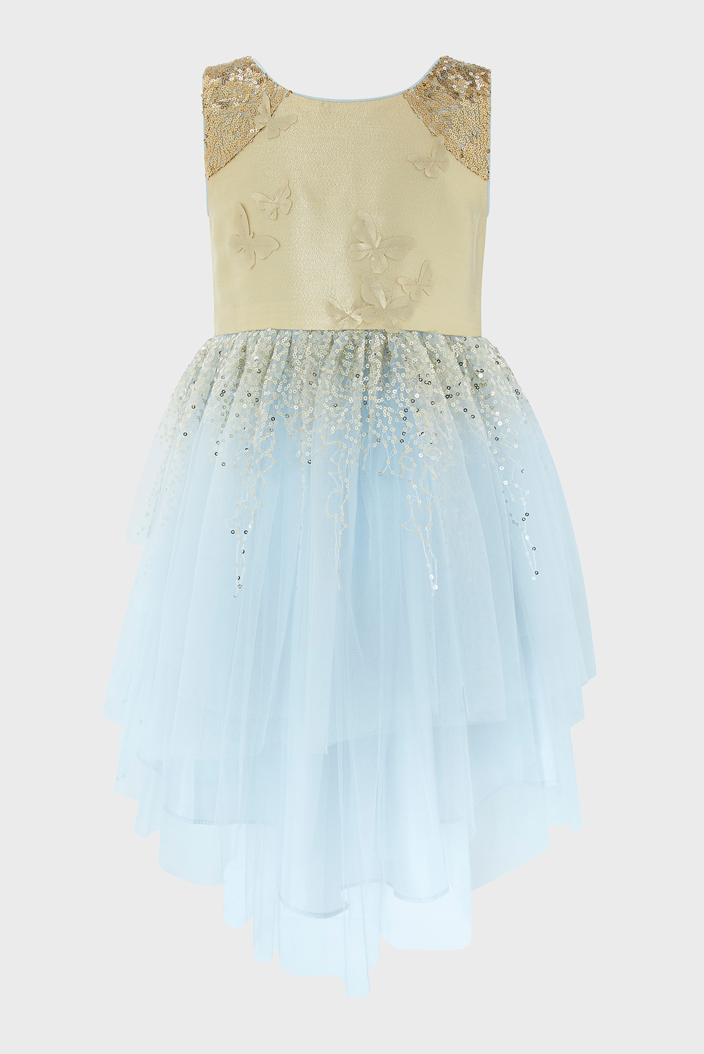 Детское голубое платье MARCIANA DRESS 1