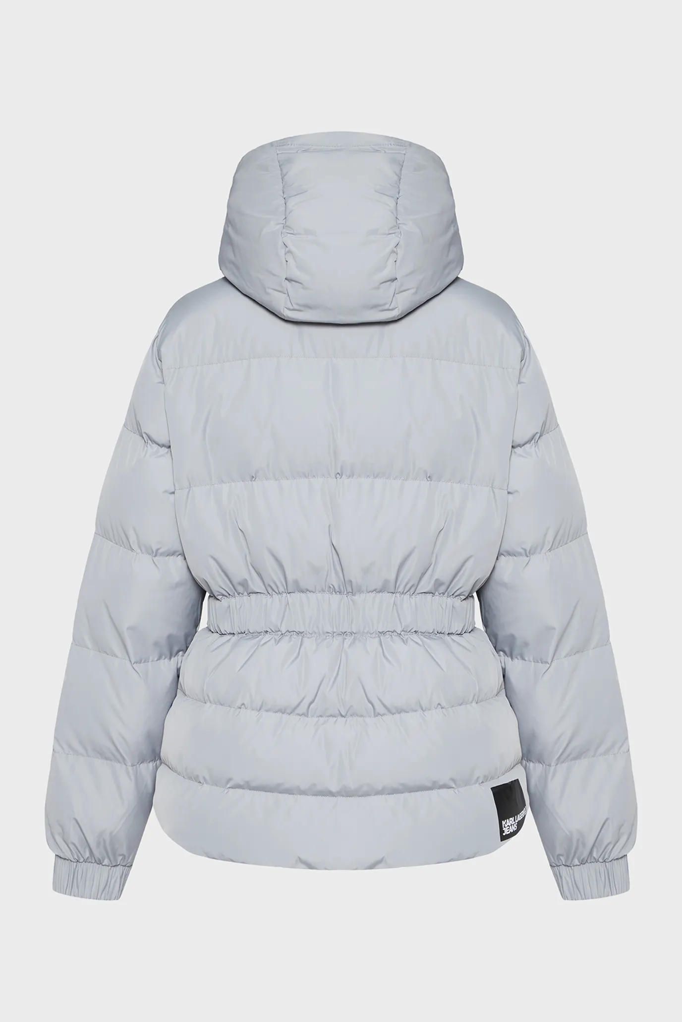 Жіноча сіра куртка belted puffer 2