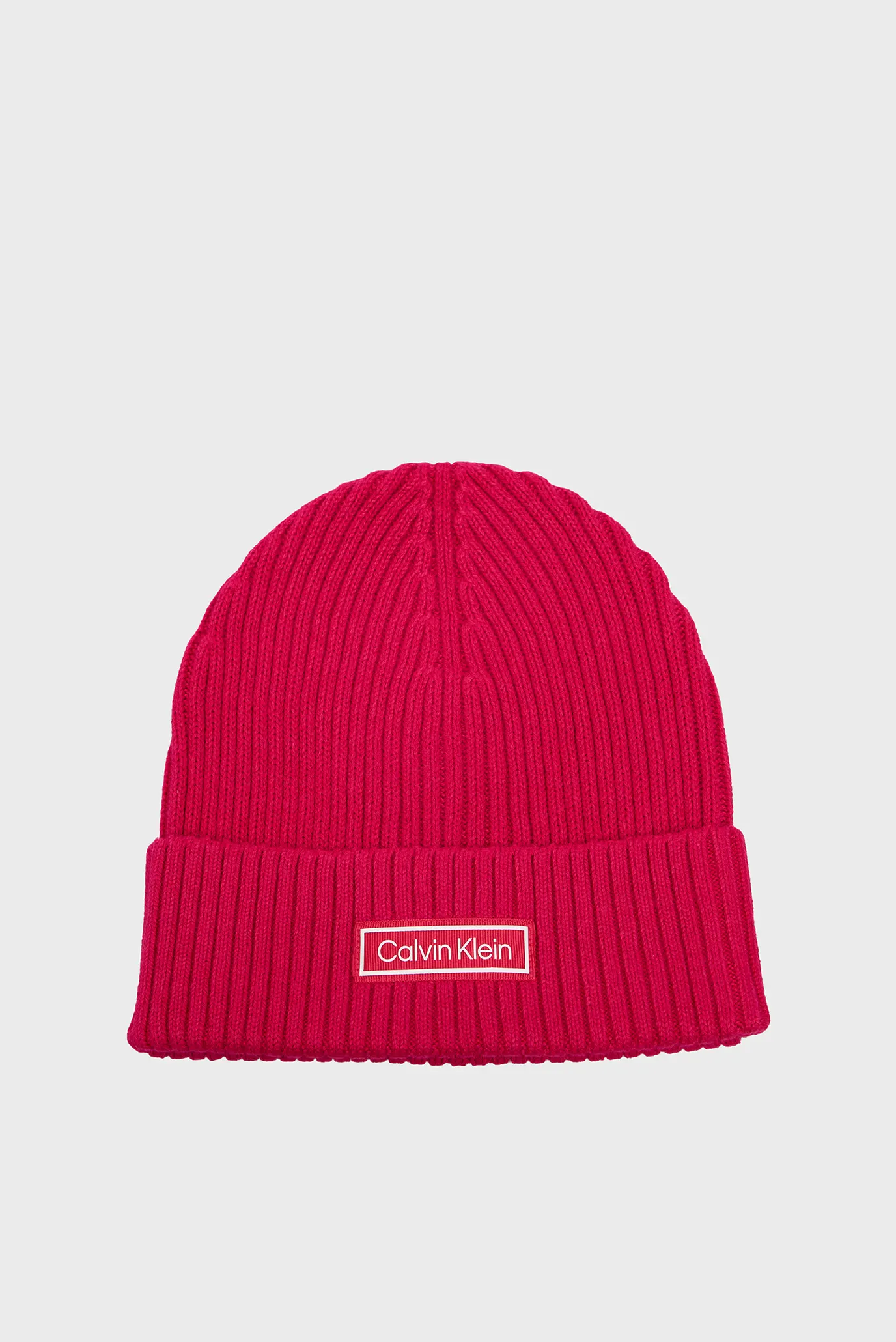 Мужская малиновая шапка CHUNKY 1