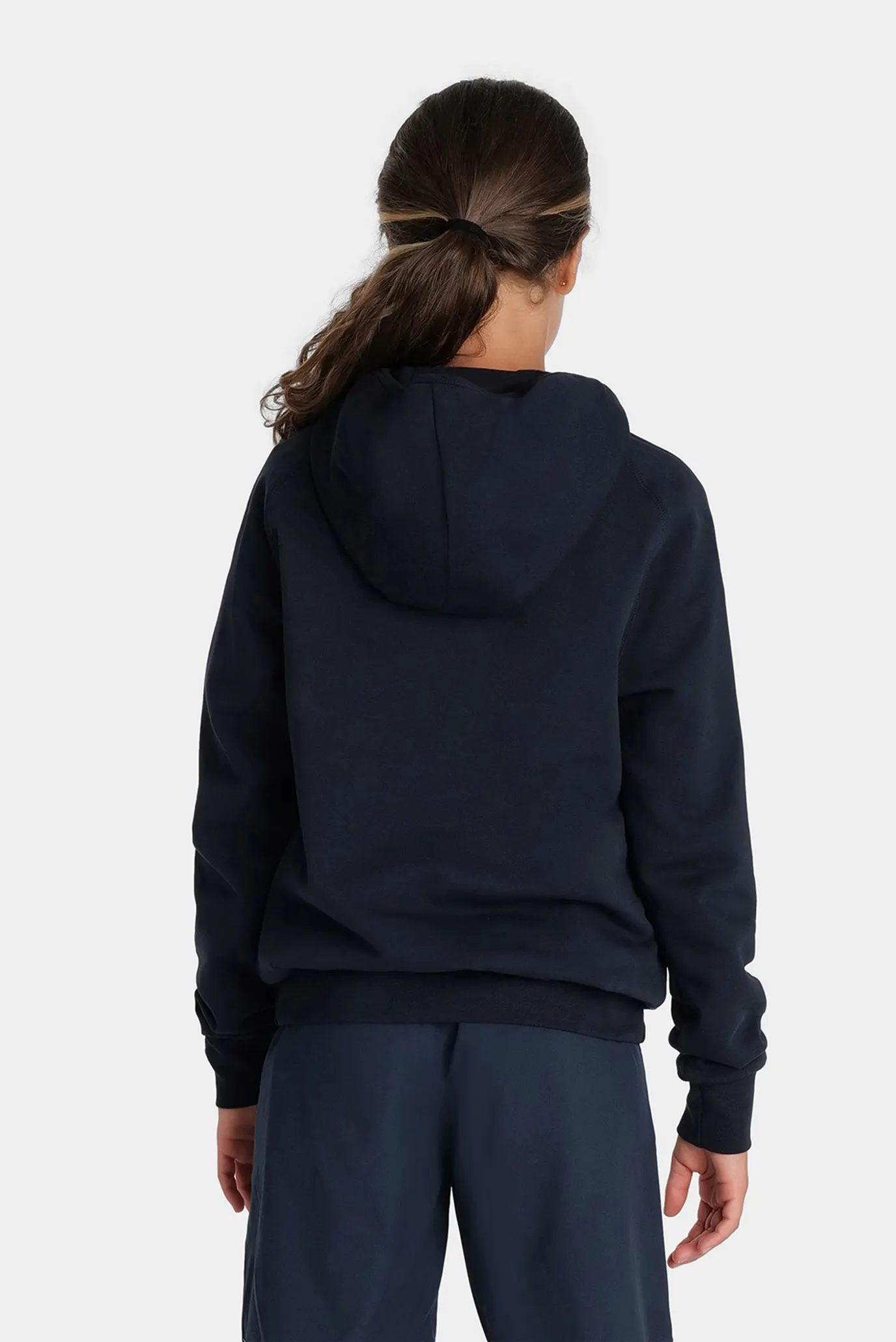 Детское темно-синее худи TEAM HOODED SWEAT PANEL 5