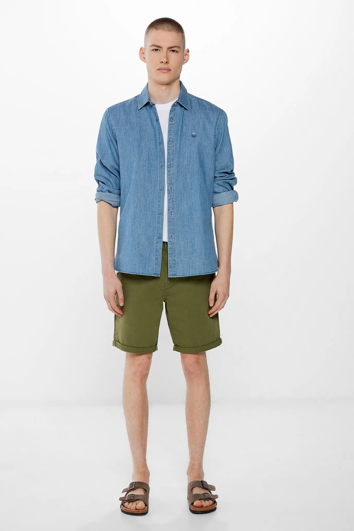 Чоловічі зелені шорти 2