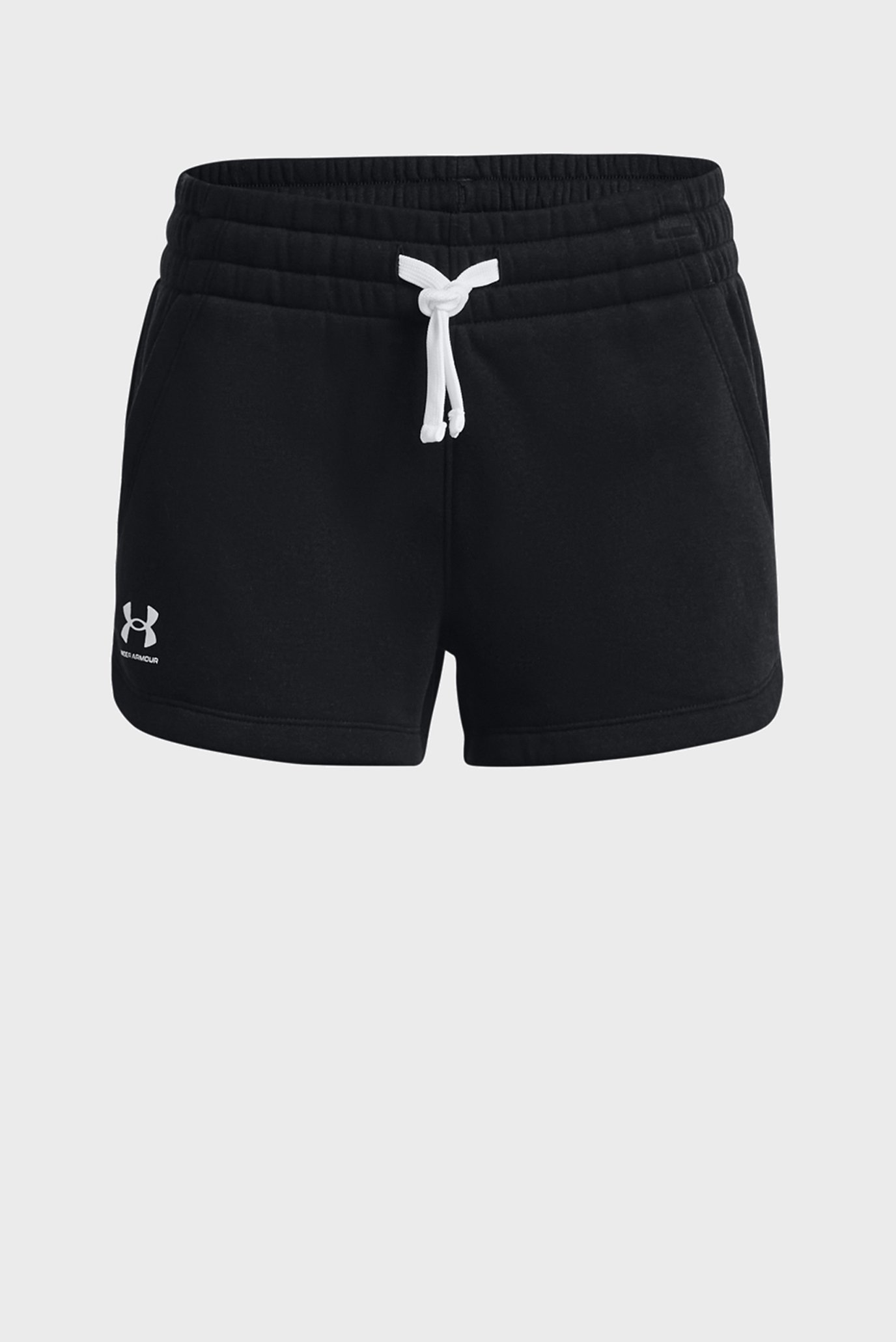 Детские черные шорты Rival Fleece Short 1