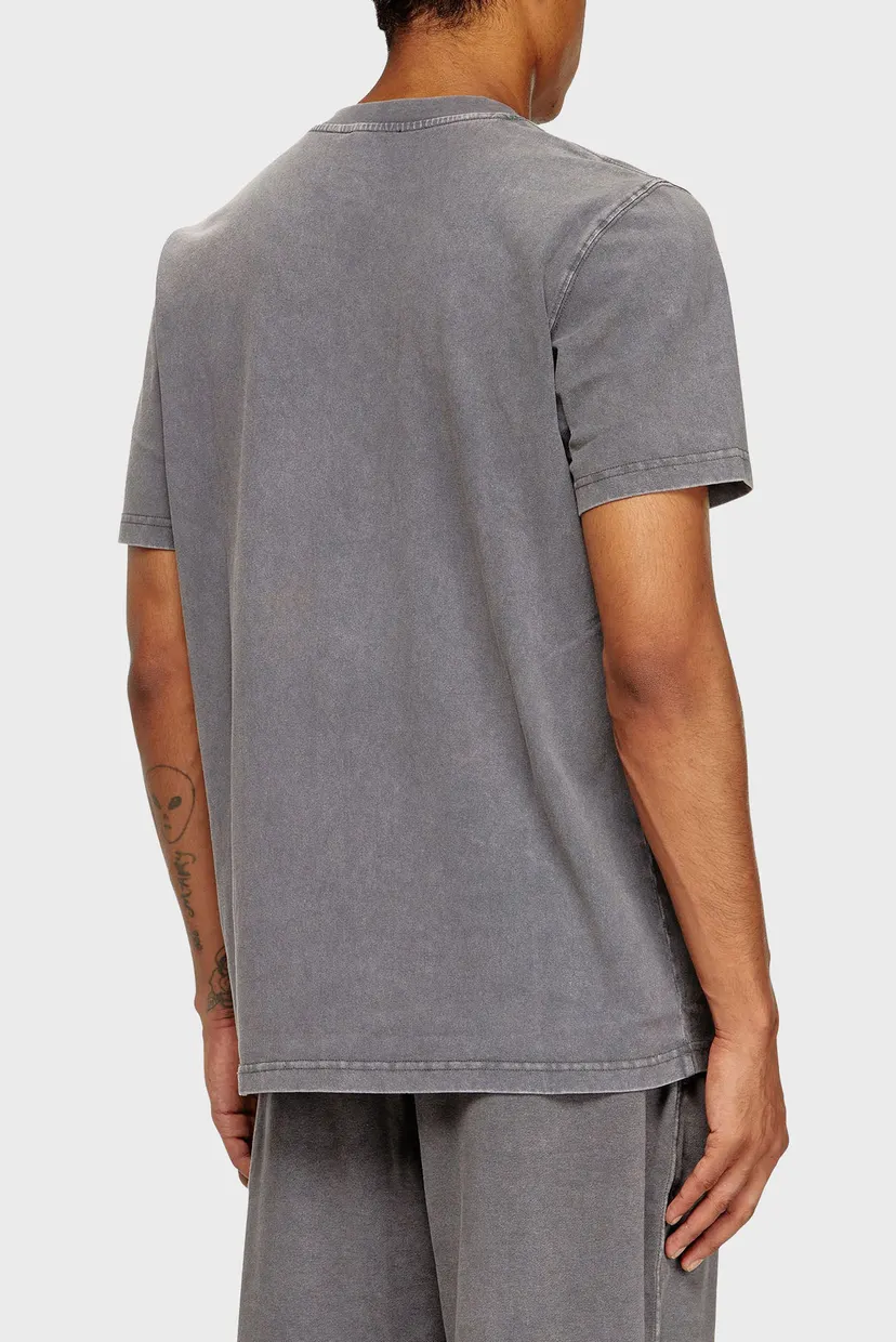 Мужская серая футболка O-JUST-YJ Diesel A22827 RDLCE — MD-Fashion