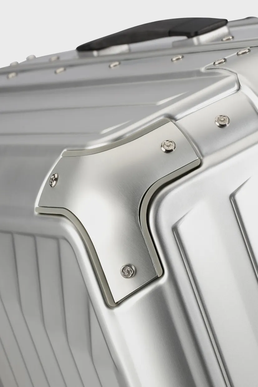 Сіра валіза 76 см LITE-BOX ALU ALUMINIUM 7