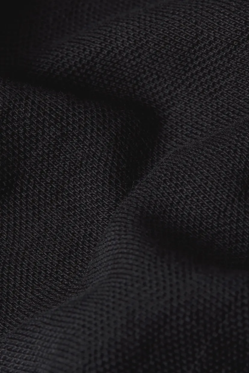 Мужской черный лонгслив Checquard tweeter half zip 6