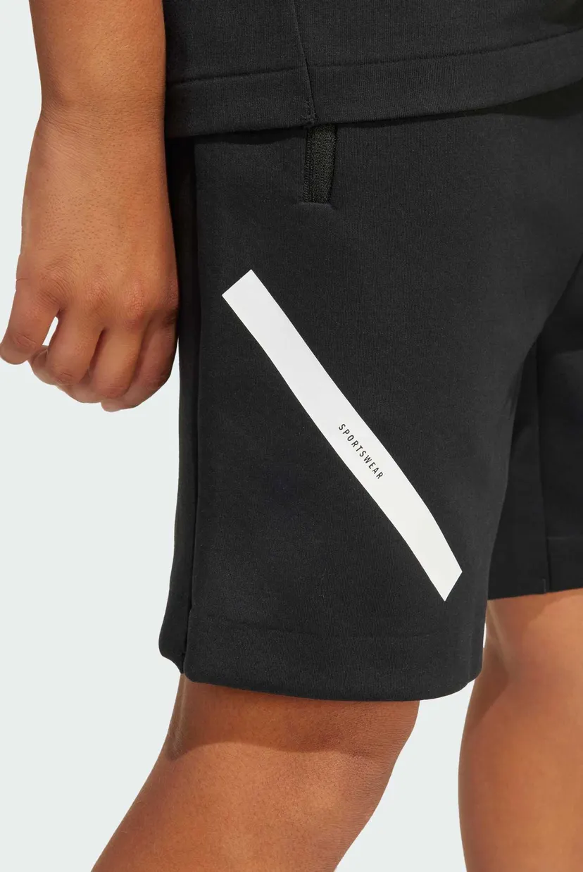 Детские черные шорты adidas Z.N.E. Kids 4