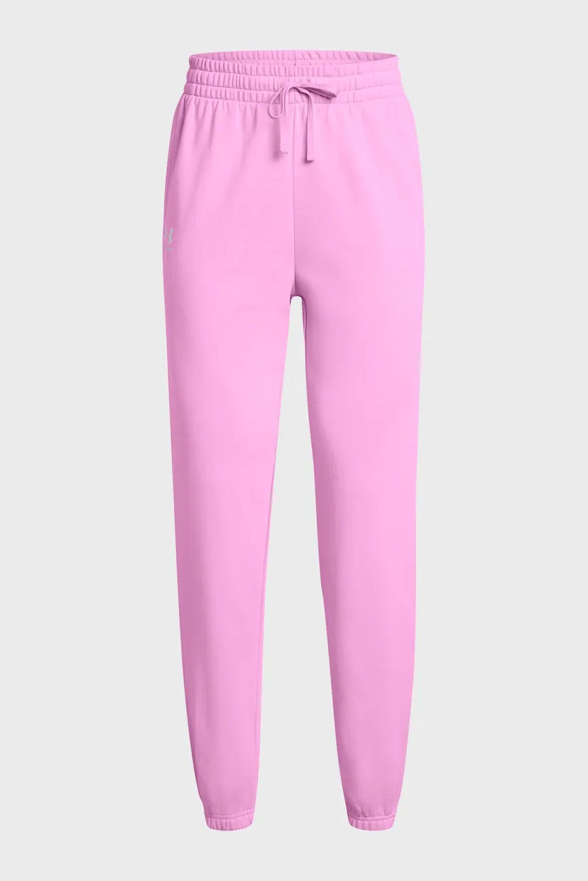 Жіночі рожеві спортивні штани UA Rival Terry Jogger 4