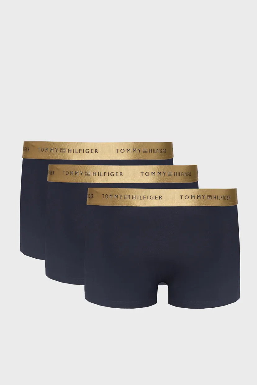 Мужские темно-синие боксеры (3 шт) 3P TRUNK METALLIC WB 6