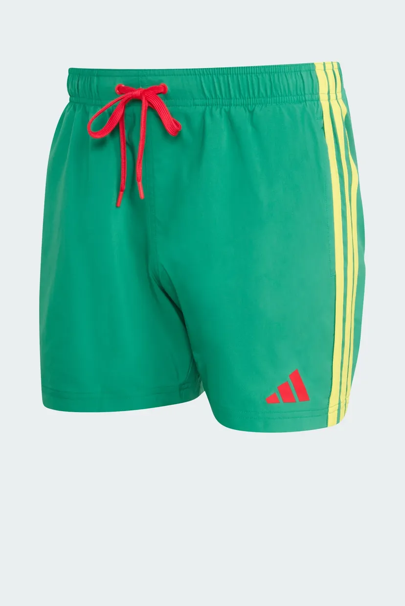 Мужские зеленые плавательные шорты 3 STRIPES 5 INCH 6