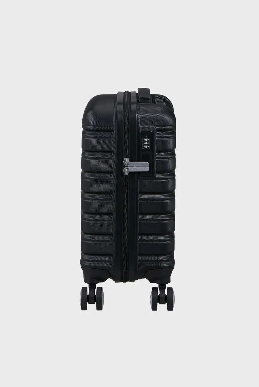 Черный чемодан 45 см FLASHLINE SHADOW BLACK 3