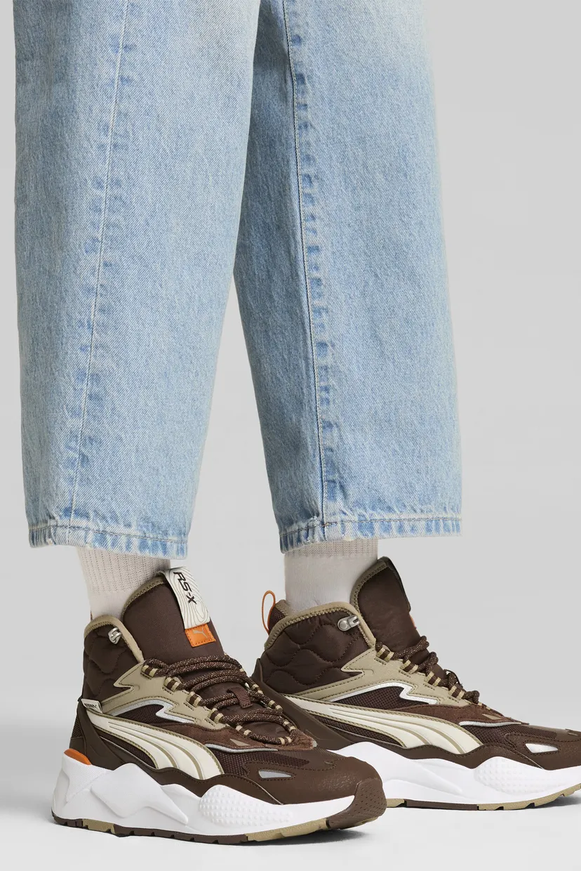 Коричневі кросівки RS-X Hi Sneakers PUMA 392718 — MD-Fashion