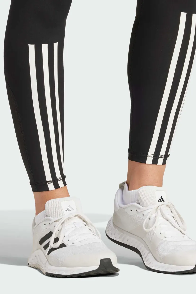 Жіночі чорні тайтси  Techfit 3-Stripes 7/8 4