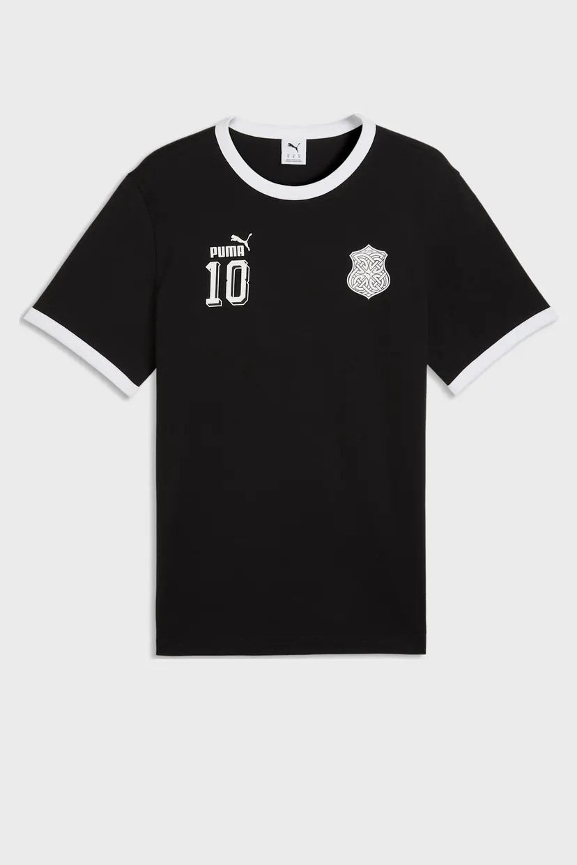 Черная футболка FUTURE.PUMA.ARCHIVE Ringer Tee Unisex (унисекс) 6