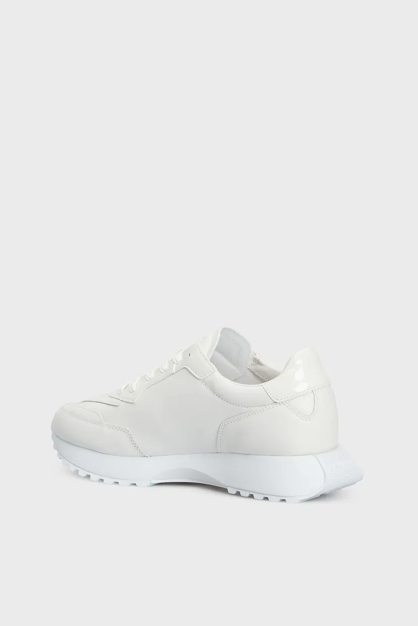 Чоловічі білі шкіряні кросівки LOW TOP LACE UP LTH W/ HF 5