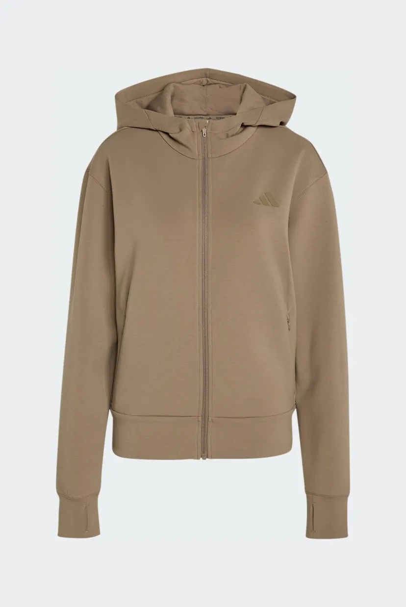 Жіноче коричневе худі Designed 4 Training Full-Zip 6