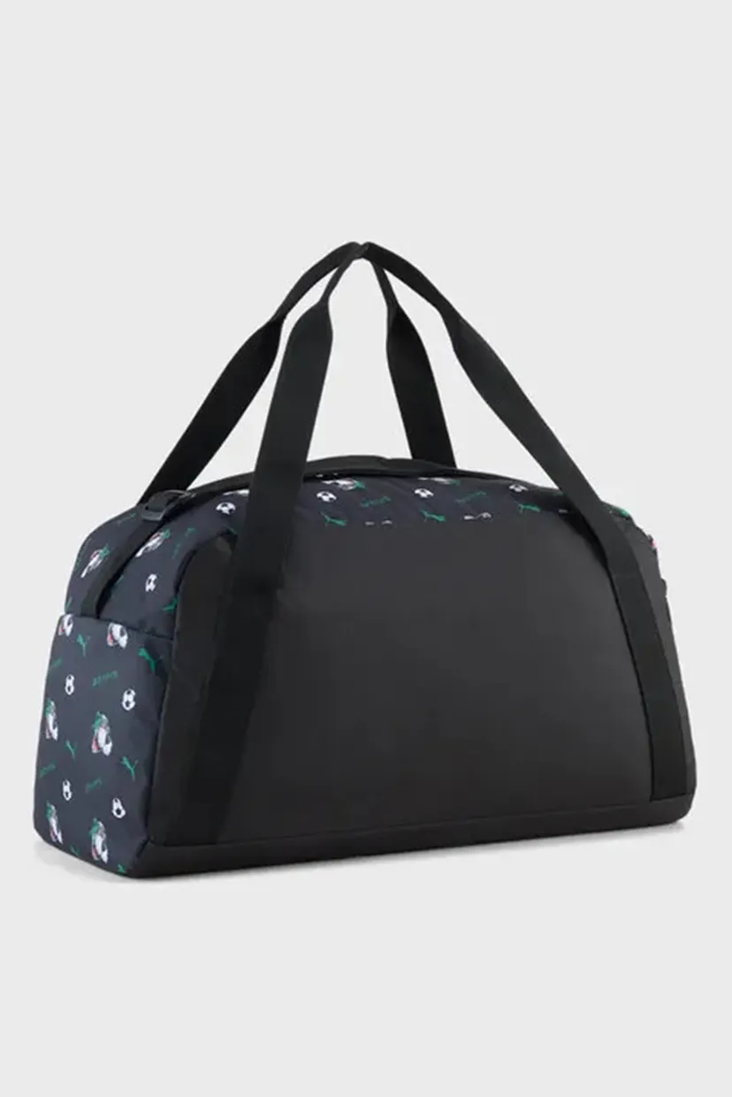 Дитяча чорна сумка з візерунком PUMA Phase Super PUMA Extra Small Sports 17L Bag Kids 3