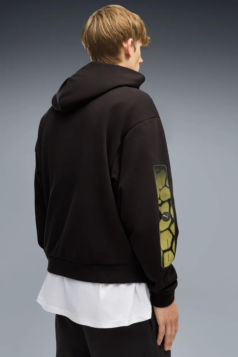 Чоловіче чорне худі PUMA Sport Boxy Graphic Fleece Hoodie Men 3