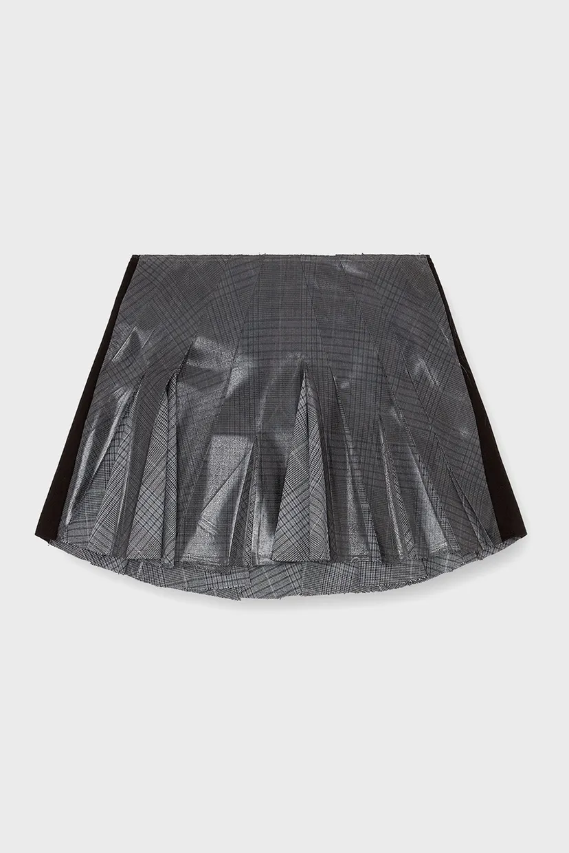 Жіноча сіра картата спідниця O-ZIRC 6