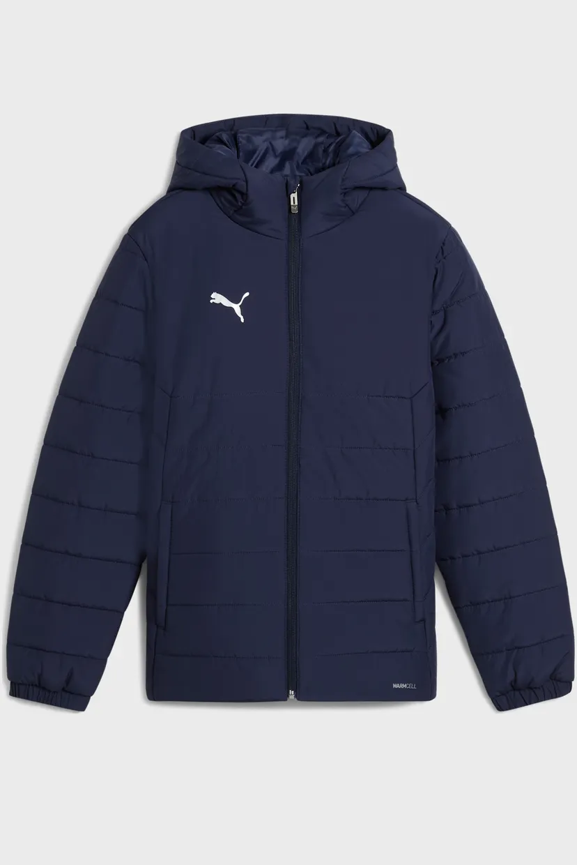 Детская темно-синяя куртка teamADDITIONS Hooded Padded Football Youth 5