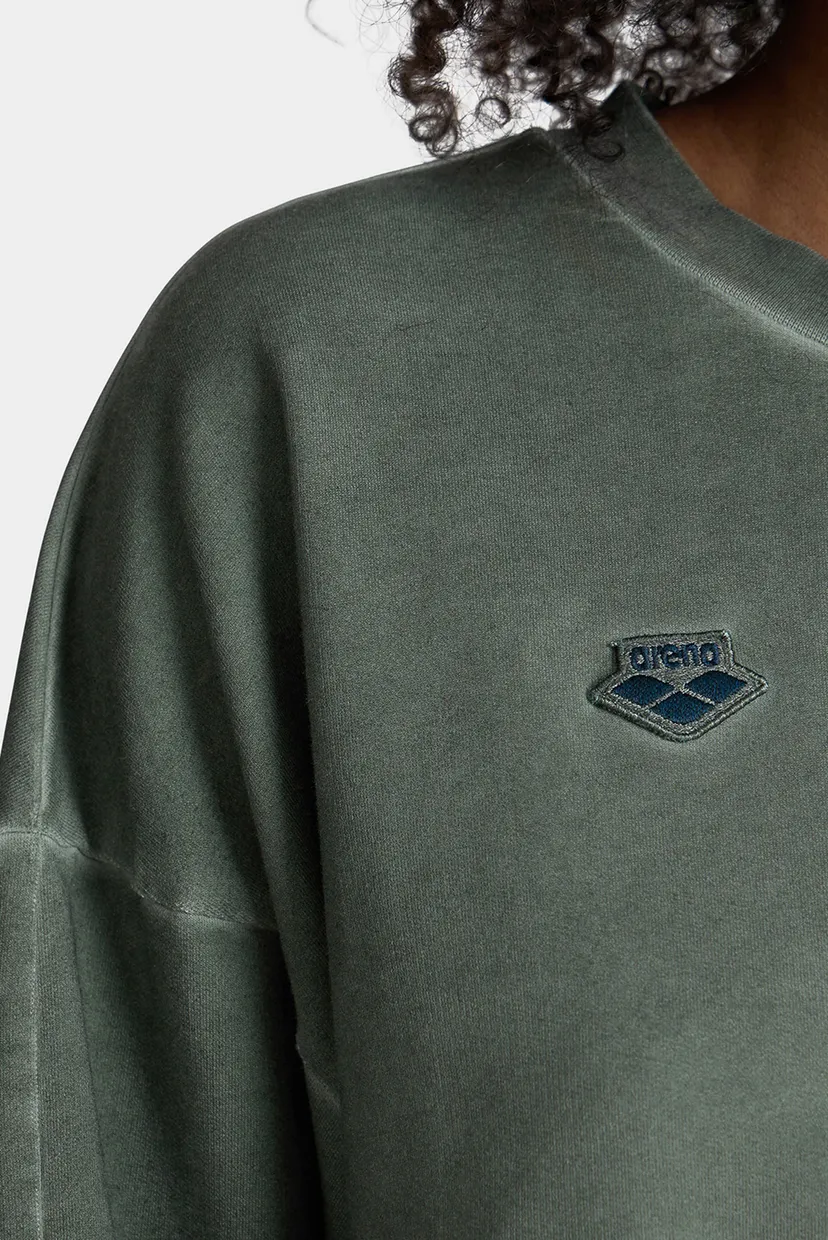 Женский зеленый свитшот ICONS OVERSIZE CREW 4