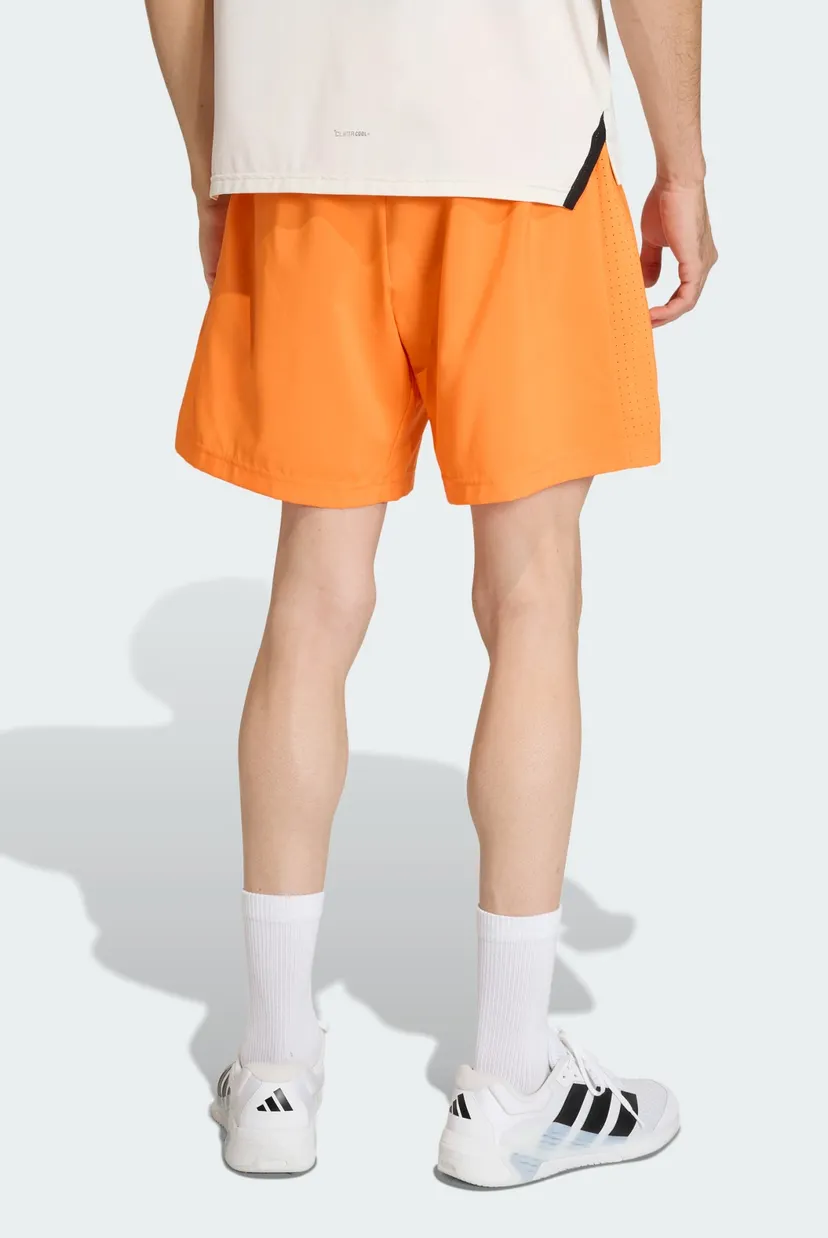 Чоловічі помаранчеві шорти WORKOUT ESSENTIALS BASE WOVEN 3