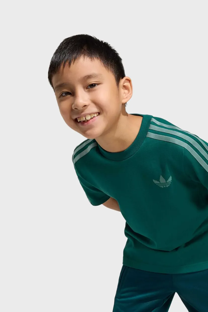 Детская темно-зеленая футболка ADIDAS MINECRAFT LOOSE 4