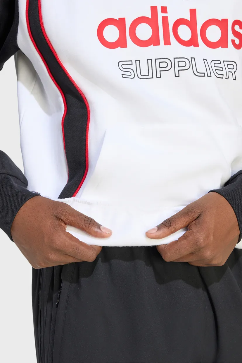 Чоловіче біле худі TEAMGEIST GRAPHIC FLEECE 5