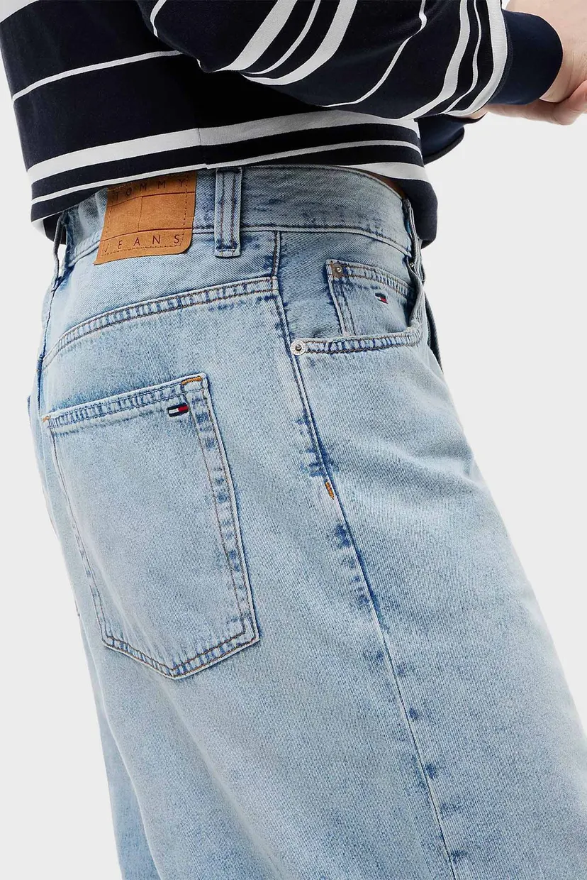 Мужские голубые джинсовые шорты THEO BAGGY 4