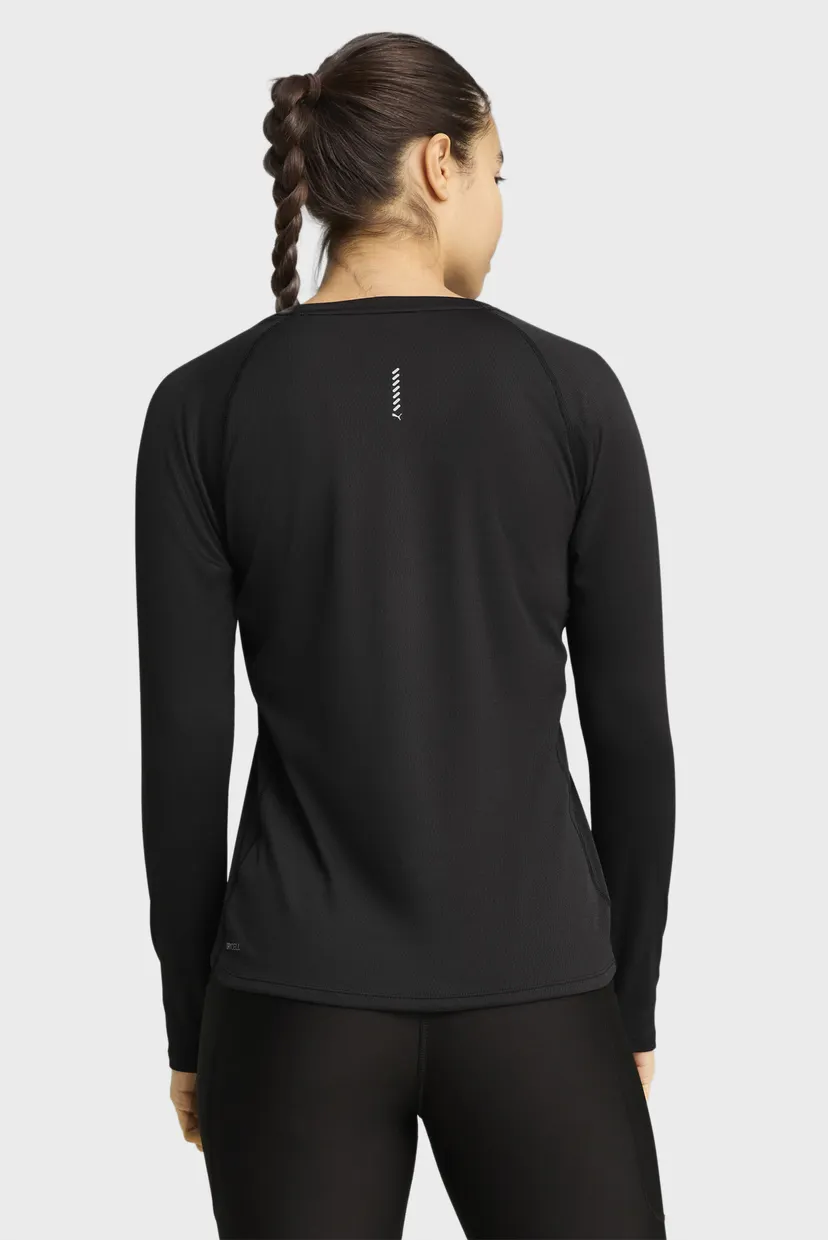 Женский черный лонгслив VELOCITY Long Sleeve Running Top Women 3