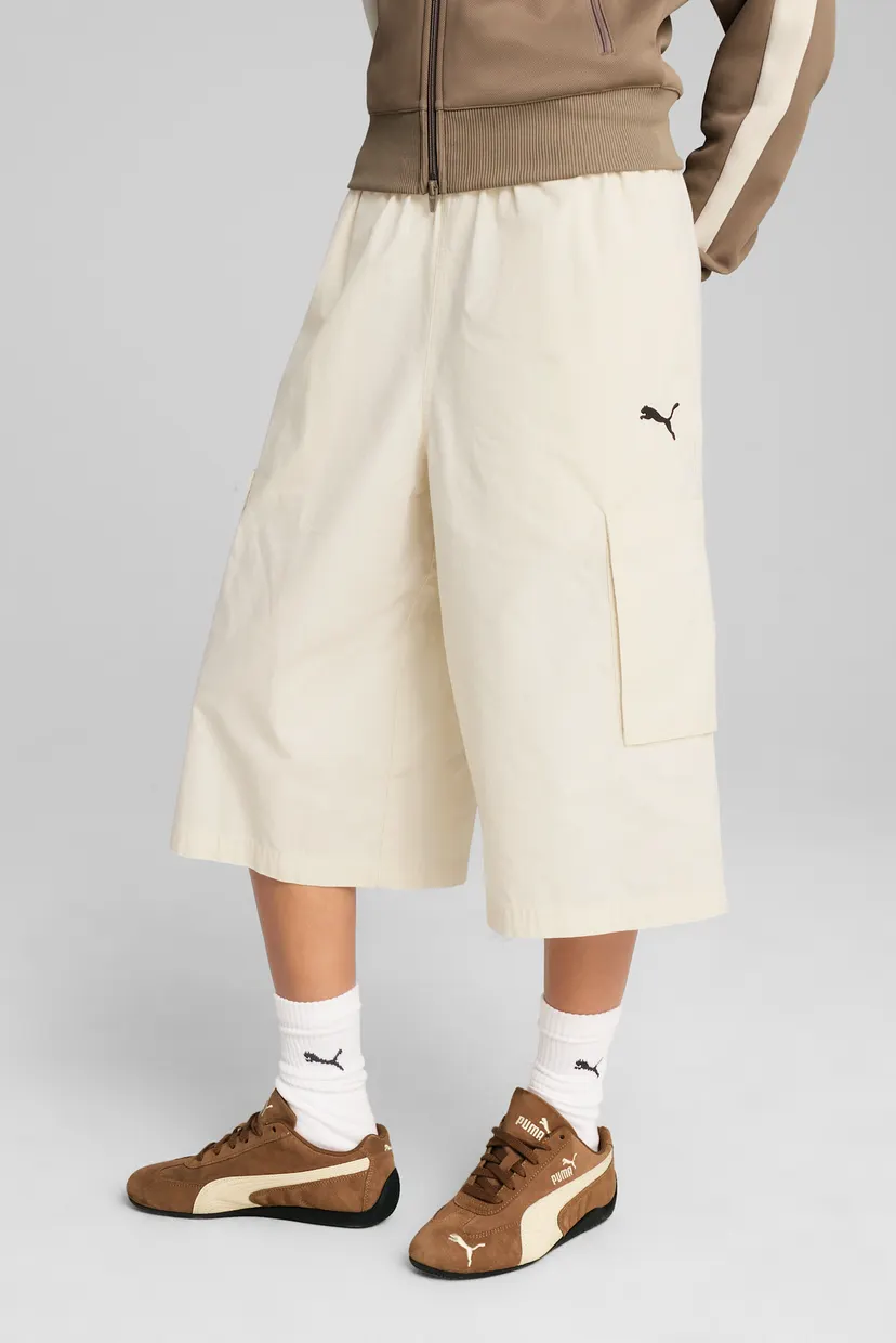 Белые шорты FUTURE.PUMA.ARCHIVE Relaxed Cargo 16