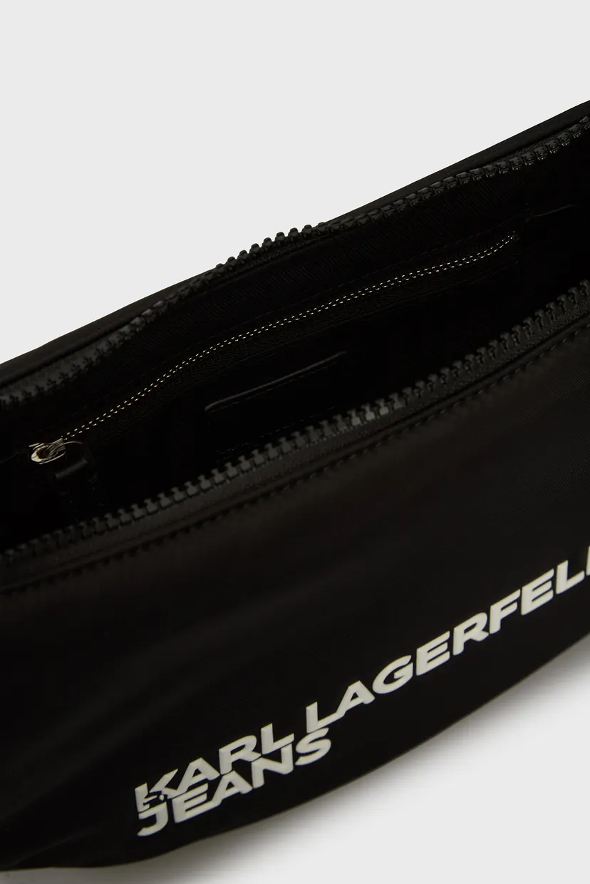 Жіноча чорна сумка KLJ ESSENTIAL NYLON SLING BAG 5