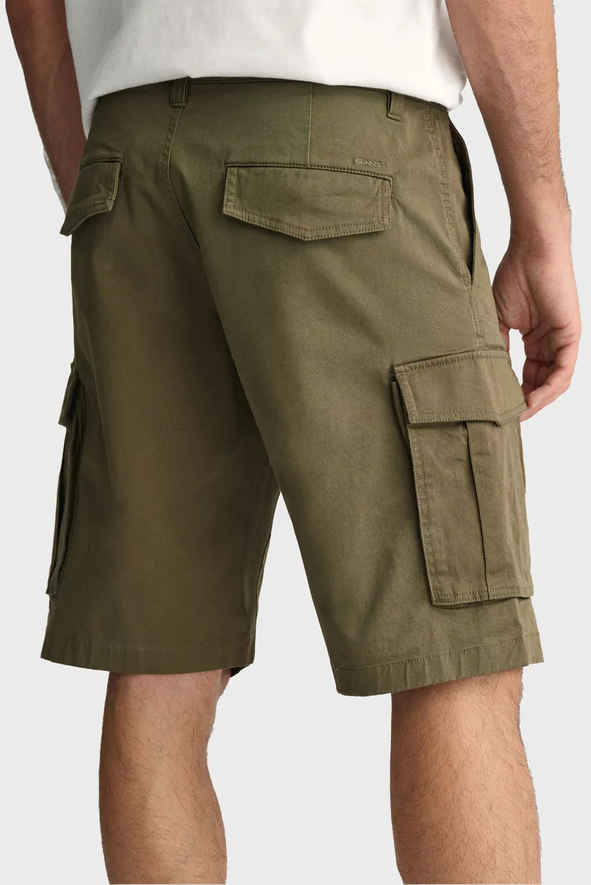 Мужские зеленые шорты RELAXED TWILL CARGO SHORTS 6