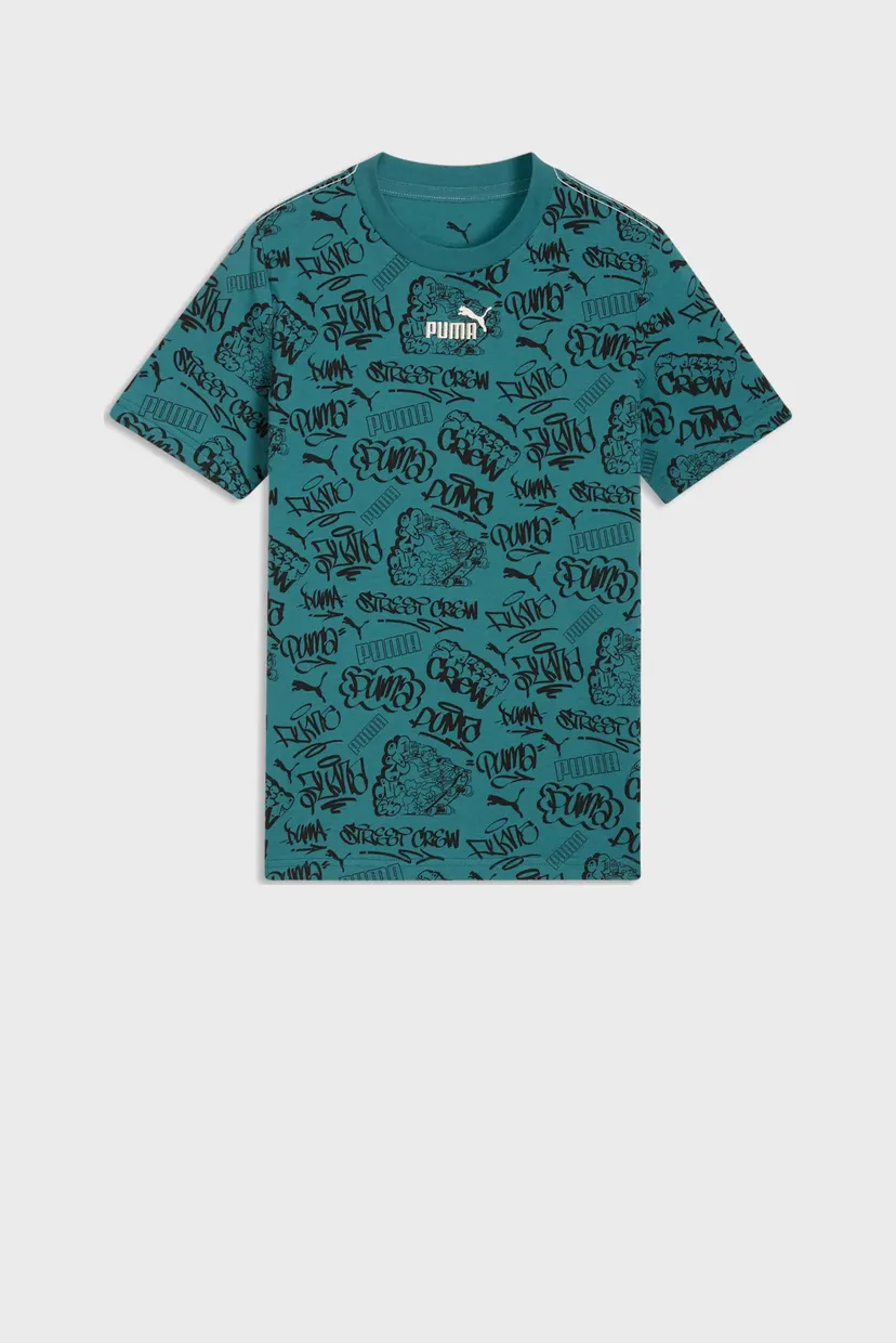 Дитяча бірюзова футболка з візерунком MID 90s Printed Tee Youth 4