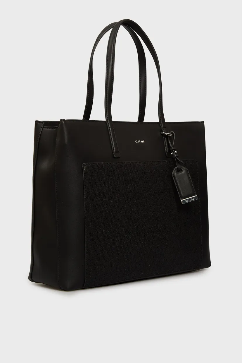 Жіноча чорна сумка MUST AOP MEDIUM SHOPPER 3