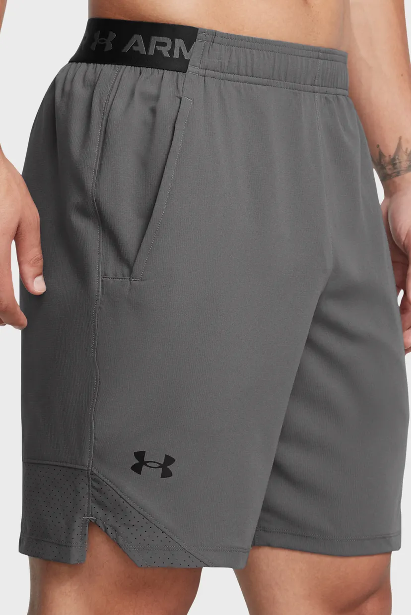 Чоловічі сірі шорти UA Vanish Woven 8in Shorts 4